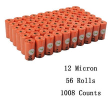 Load image into Gallery viewer, Dog Poop Bags Earth-Friendly 10/12 Micron 60/56 Rolls Large Cat Waste Bags Doggie Bag Green Black Orange Pink Color Garbage Bags