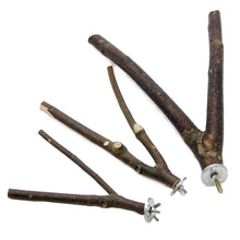 Load image into Gallery viewer, PipiFren Bird Toys Wood Perch Accessories Parrot Stand Swing Ladder African Grey vogel zitstokken oiseaux accessoires de cage
