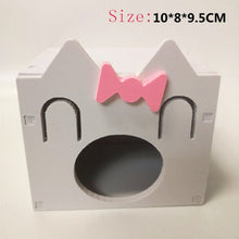 Load image into Gallery viewer, Blue Hamster House Large Size Acrylic Villa Double Guinea Pig Cage Small Pet for a Hamster Bservation Nest
