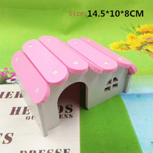 Load image into Gallery viewer, Blue Hamster House Large Size Acrylic Villa Double Guinea Pig Cage Small Pet for a Hamster Bservation Nest
