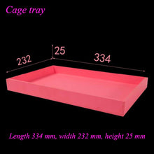 Load image into Gallery viewer, Blue Hamster House Large Size Acrylic Villa Double Guinea Pig Cage Small Pet for a Hamster Bservation Nest
